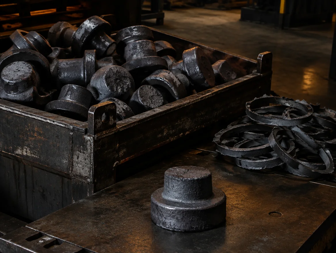 Trimmed forgings and flash