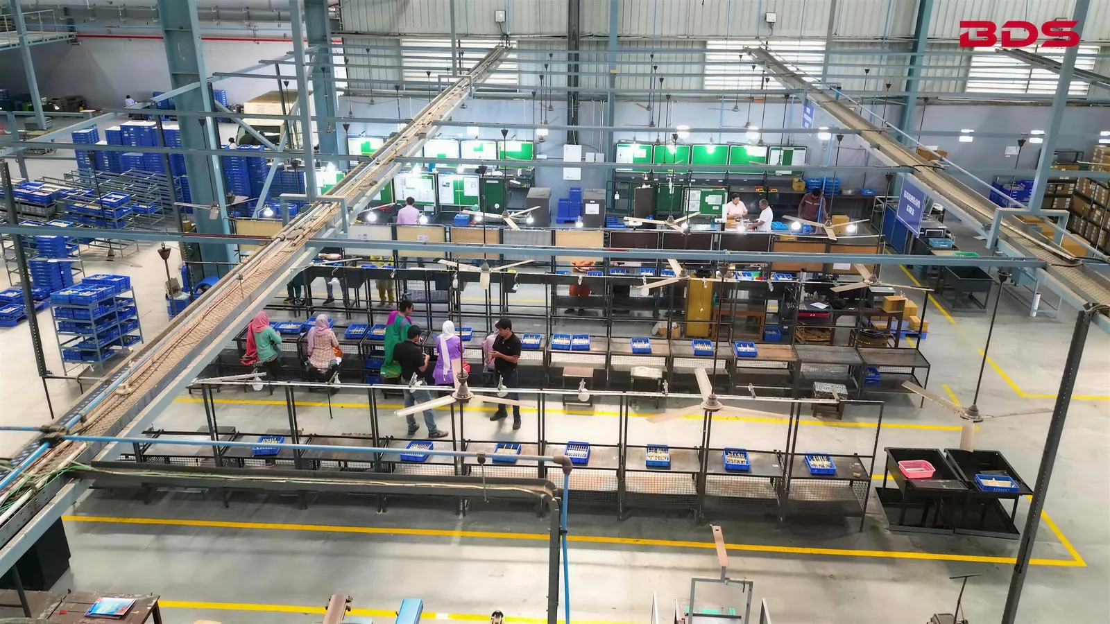 Machine shop floor